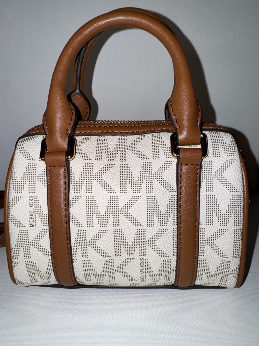 Michael Kors Bedford Legacy Extra-Small Logo Duffle Crossbody Bag XS Mini - Picture 3 of 13